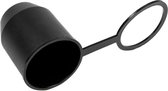 Benson Trekhaakdop PVC met Ring - Zwart - 55 mm