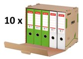Esselte Archief Container Standaard voor kartonnen dozen, wit/rood