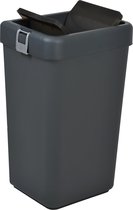 Motek® - Prullenbak - 40 liter - Gemaakt van 100% Gerecycled Kunststof - Antraciet