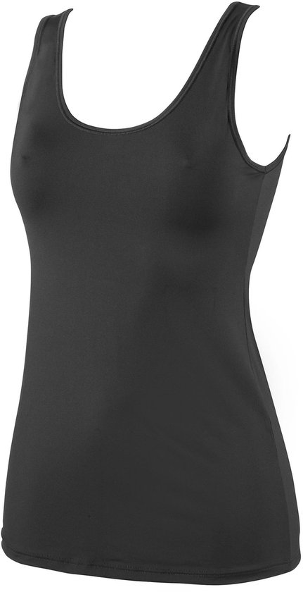 Chemise femme Avet microfibre 7591 Modèle plus long - XXL - Noir