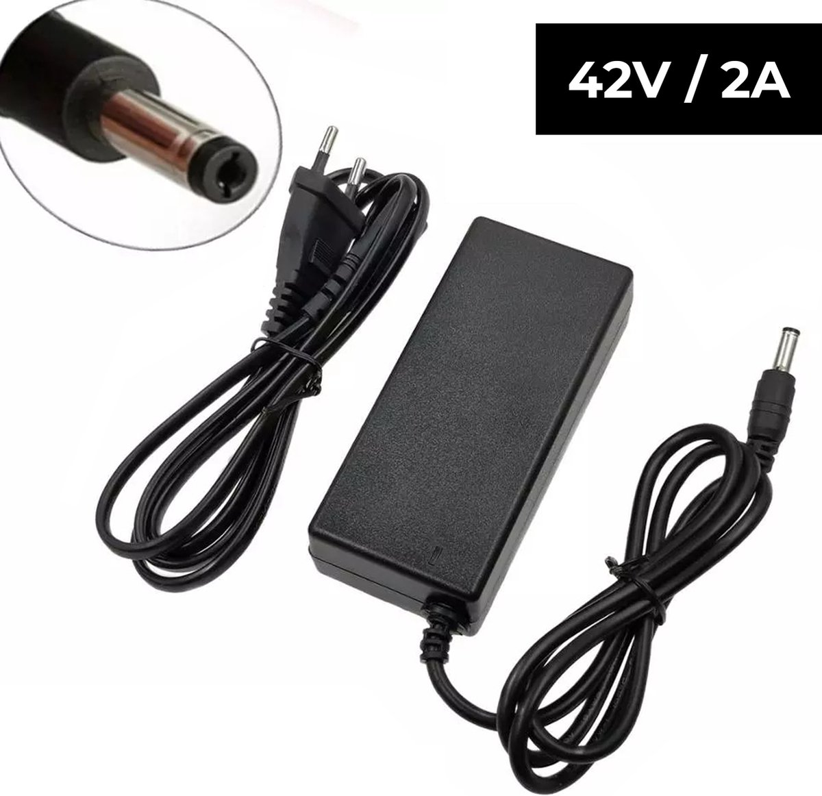 Chargeur universel 42V 2A RCA à 2 broches