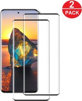screenprotector Samsung Galaxy S21 Ultra screenprotector 2 packs - tempered glass - beschermlaag voor Galaxy S21 Ultra Samsung