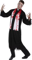 Funidelia | Zombie Priester Kostuum Voor voor mannen - Ondood, Halloween, Horror - Kostuum voor Volwassenen Accessoire verkleedkleding en rekwisieten voor Halloween, carnaval & feesten - Maat XXL - Zwart