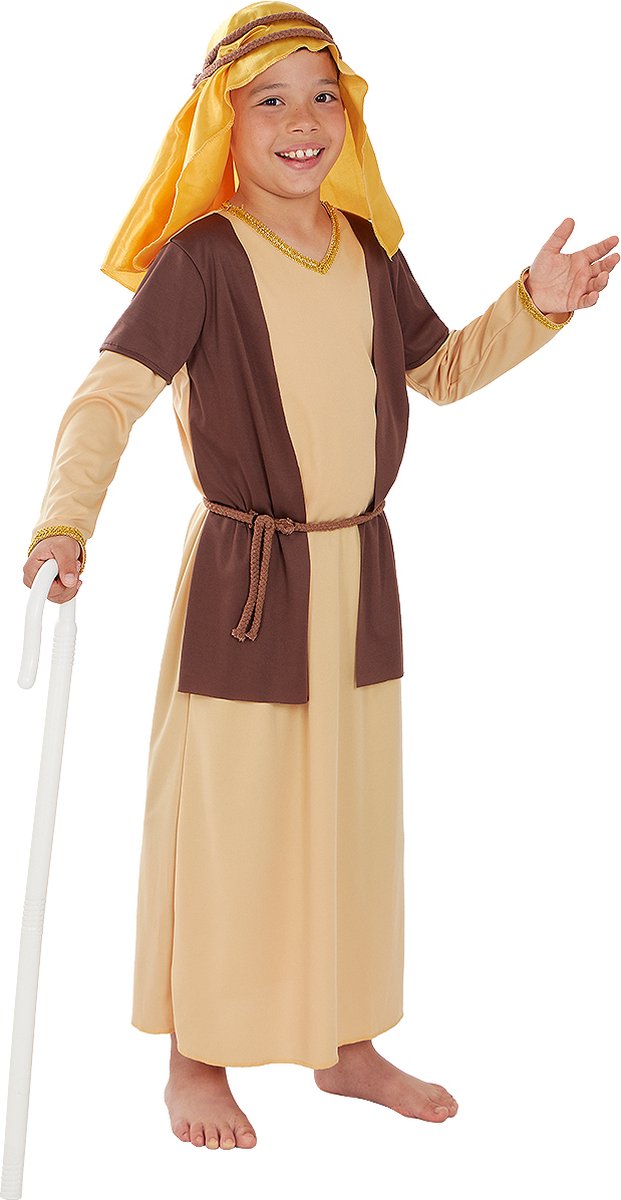 FUNIDELIA Sint Jozef Kostuum voor jongens - Maat: 97 - 104 cm - Bruin