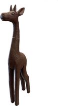 Giraf poly bruin 16x7x45cm