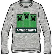 Minecraft - T-shirt Lange Mouw - Maat 116