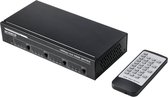 SpeaKa Professional SP-9992636 4x4 poorten HDMI-Matrix-switch Ultra HD-geschikt 3480 x 2160 Pixel Zwart