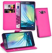 Samsung A5 2015 Hoesje Met Pasjeshouder Bookcase Roze