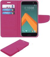HTC 10 Wallet Case Hoesje Roze