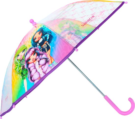 Foto: Rainbow high rainy days paraplu roze