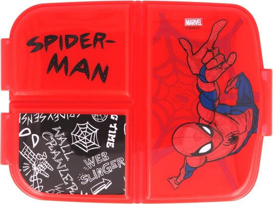 Spiderman Lunchbox - Broodtrommel - Pop-up drinkbeker - 400ml - Spiderman™