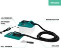 Behangafstomer met 4.5L waterreservoir, 2m stroomkabel, 4m slang, krabber en WS503AC.