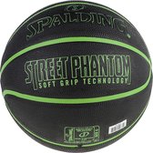 Spalding Phantom Ball 84392Z, Unisex, Zwart, basketbal, maat: 6
