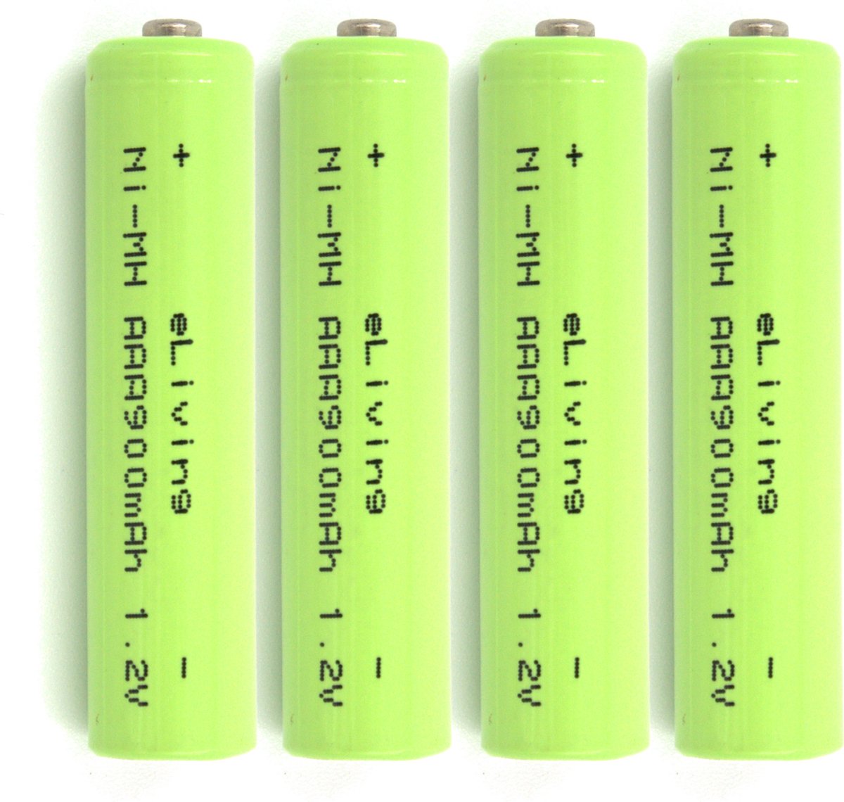 eLiving - Oplaadbare AAA batterijen. 900mAh. 4 stuks