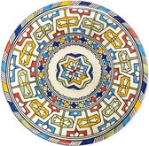 Handbeschilderde Marokkaanse keramische schaal 35 cm