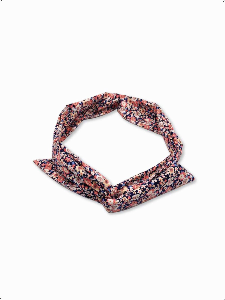 Duurzaam cadeau - Flexibele haarband - IJzerdraad - Roze bloemen - 90 cm