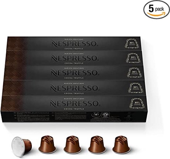sensor buste Geheugen Nespresso - Cocoa Truffle - Nespresso Cups - 200 Stuks | bol.com