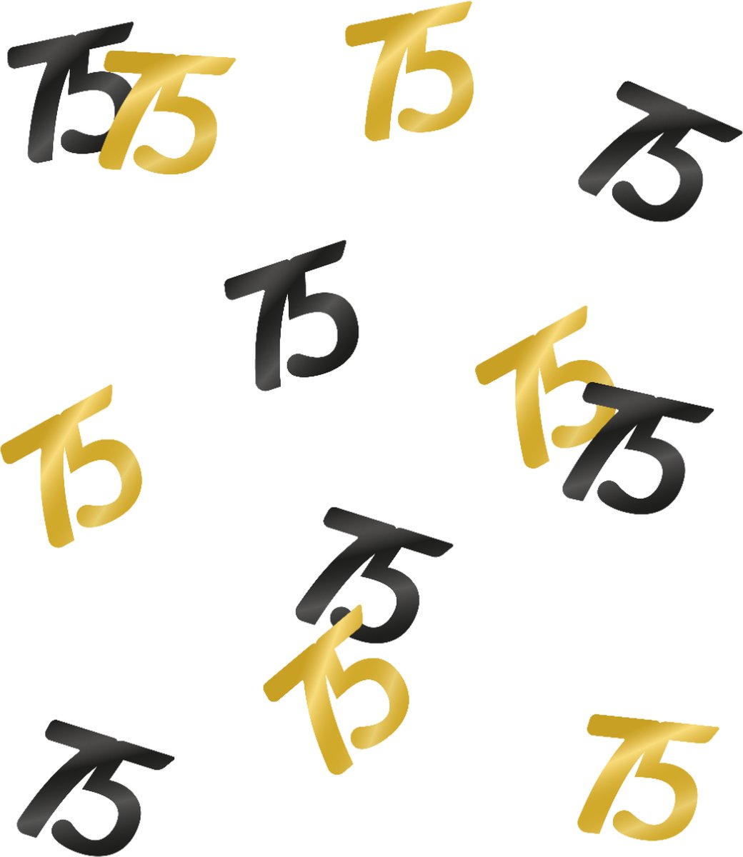 Classy party table confetti - 75