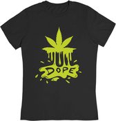 Cannabis T-Shirt - 420 Dope Leaf - Wiet Weed Marijuana Olie Grinder Zaad - Maat M