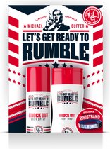 LET'S GET READY TO RUMBLE - Bodyspray & - Wash + Wristband - Geschenk