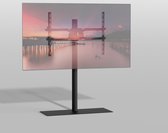 Cavus Meuble Tv Solid 100B Trendy Acier Zwart - Meuble Tv Design - Convient pour Tv 32-65 Pouces - VESA 200x200 <> 600x400