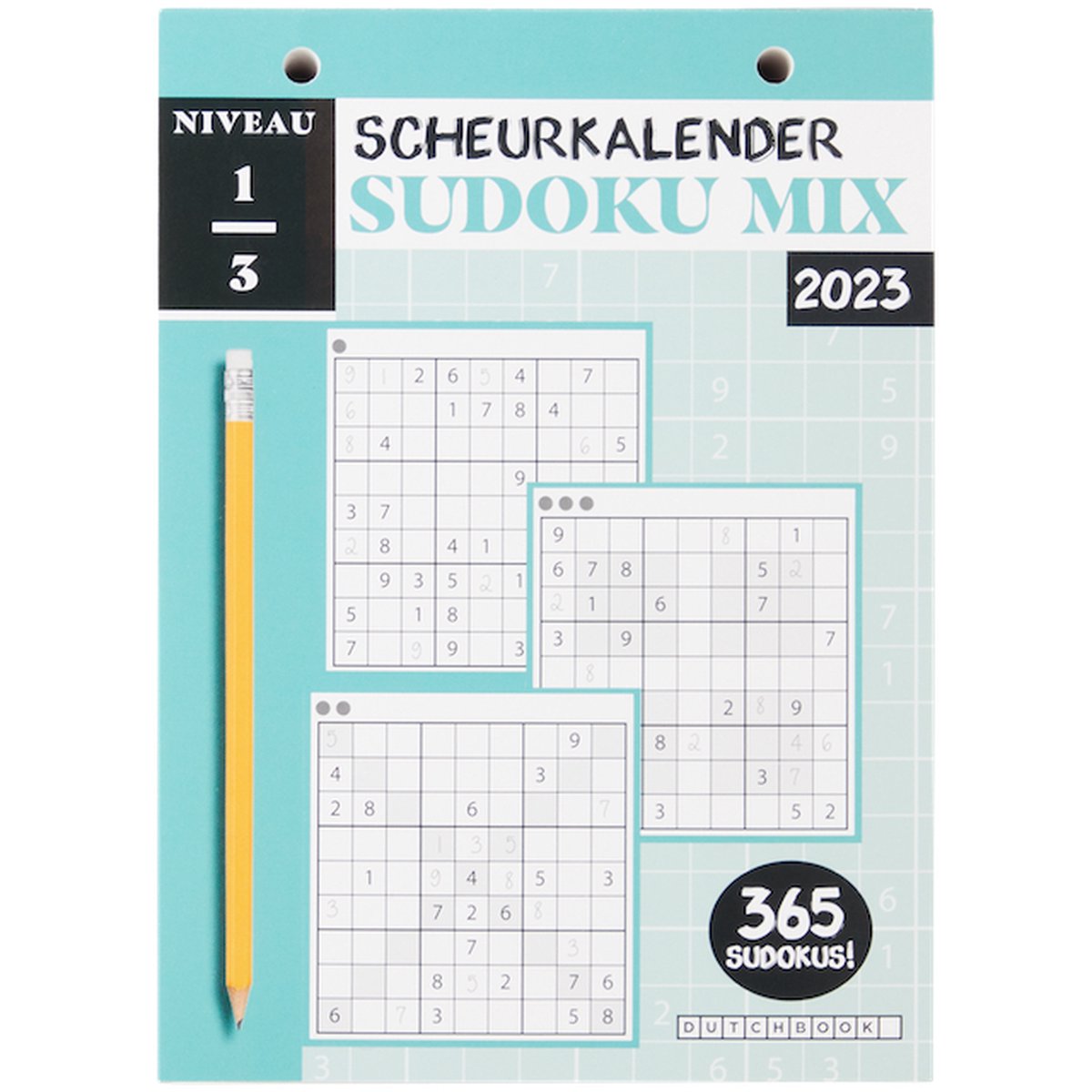 Sudoku puzzelboek annex Scheurkalender 2023 - met leuke feitjes & weetjes