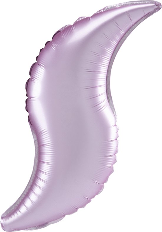 Amscan - Folieballon Pastel Pink Satijn Curve - 106 cm