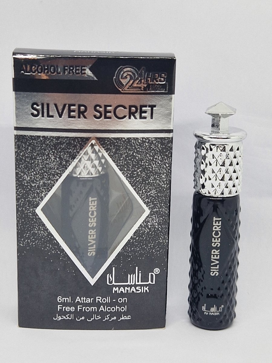 Silver Secret - 6ml roll on - Manasik - Alcohol Free