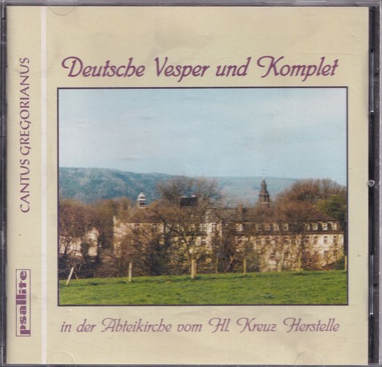 Deutsche Vesper Und  Komplet In Der