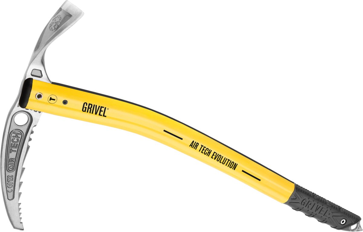 Grivel Air Tech Evolution IJsgereedschap 58 cm geel/grijs