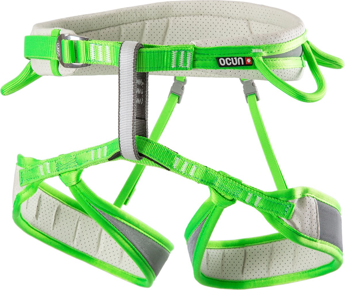 Ocun Neon Harnas Groen S Man,Vrouw