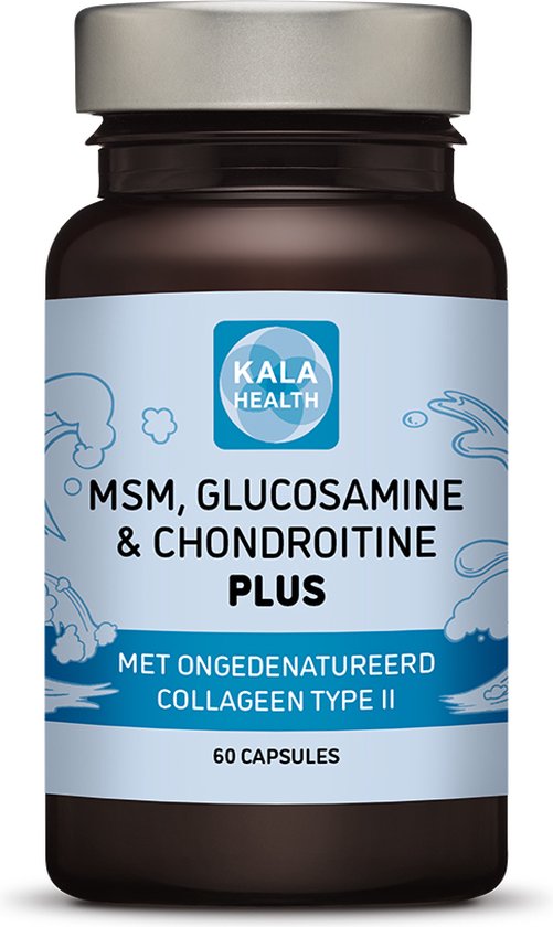 MSMGC Plus 60 Capsules Krachtige formule met MSM, Glucosamine en