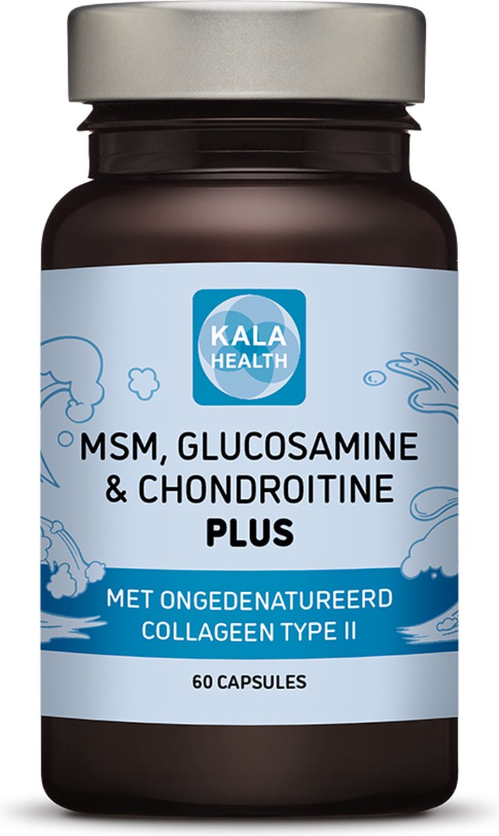 Goedkoopste MSMGC Plus - 60 Capsules - Krachtige formule met MSM, Glucosamine en Chondroïtine - Kala Health