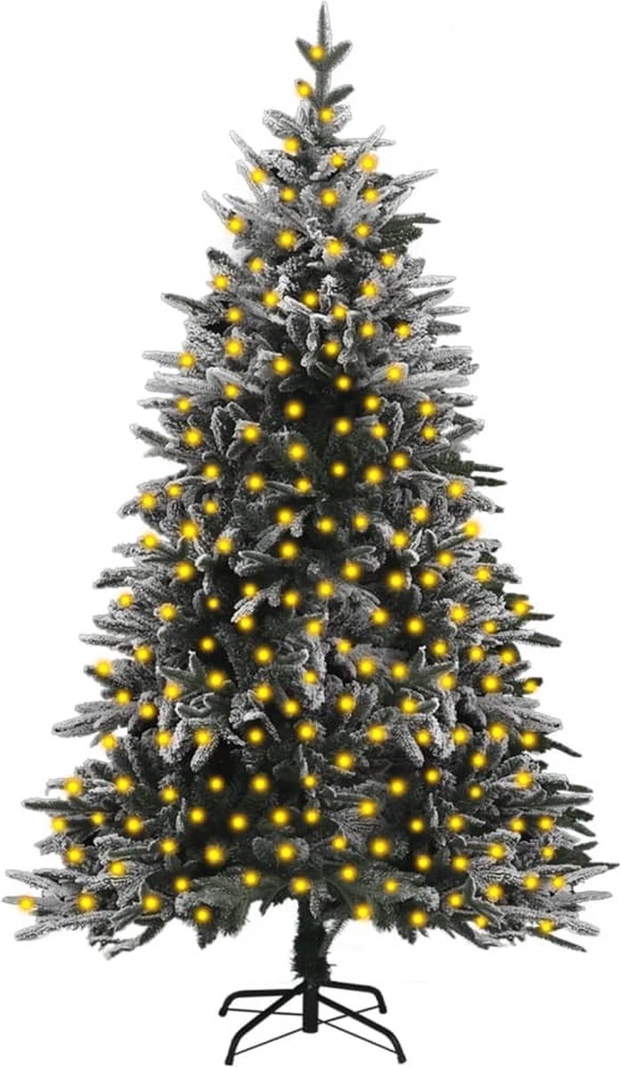 Prolenta Premium - Kunstkerstboom met LED's en sneeuw 240 cm PVC en PE