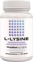 L-LYSINE PHARMANUTRICS 60 V-CAPS // ZUIVERE L-LYSINE// KOORTSBLAASJES //AFTEN