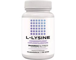 L-LYSINE Pharmanutrics 60 v-caps - zuiver - Koortsblaasjes - Aften - Natuurlijk produkt