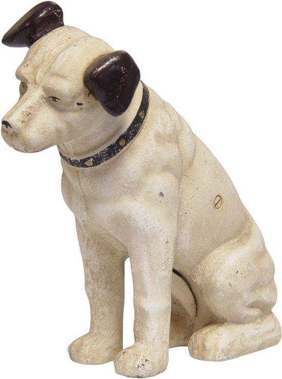 Woondecoratie - Spaarpot hond - gietijzer - 25 cm hoog