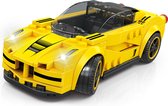 Race auto geel - Speelgoed - f1 - formule 1 - volwassenen -  Compatibel met andere bekende merken zoals Lego - Speed - Racewagen