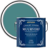 Rust-Oleum Groen Chalky Finish Muurverf - Pauwenveer 2,5L