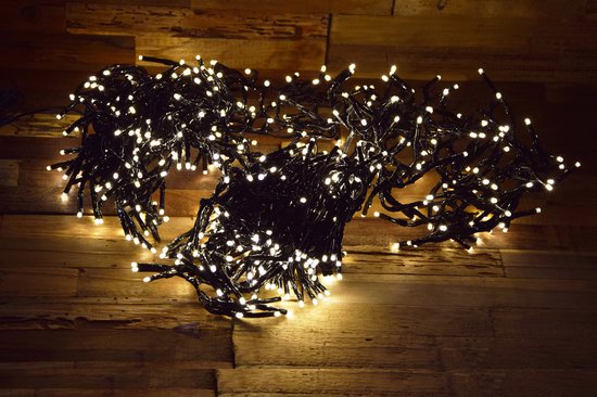 Kerstverlichting |Cluster licht 576LED warm wit | clusterverlichting voor binnen en buitenshuis +8 functies