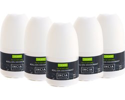 INCIA - 100% Natuurlijke Deodorant voor Mannen - 5 x 50 ml