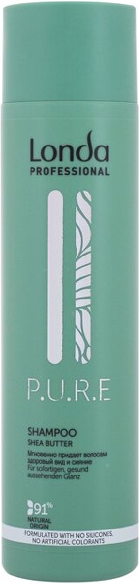 Londa Professional P.u.r.e Shampoo - Gentle Shampoo For Dry Hair Without Shine 250ml