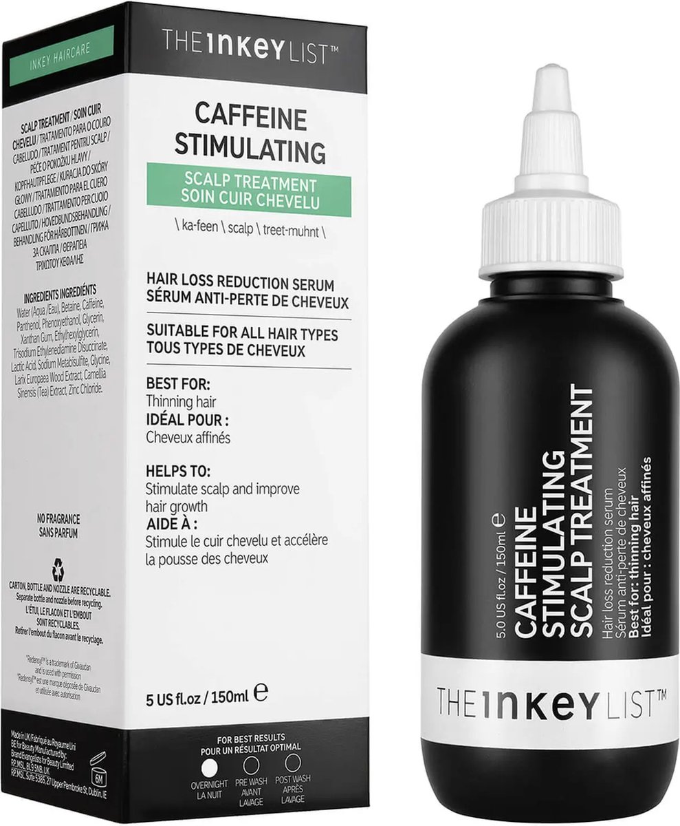THE INKEY LIST Caffeine Stimulating Scalp Treatment - Haarserum - Hoofdhuid behandeling - Serum voor haarverlies - Serum tegen dun haar