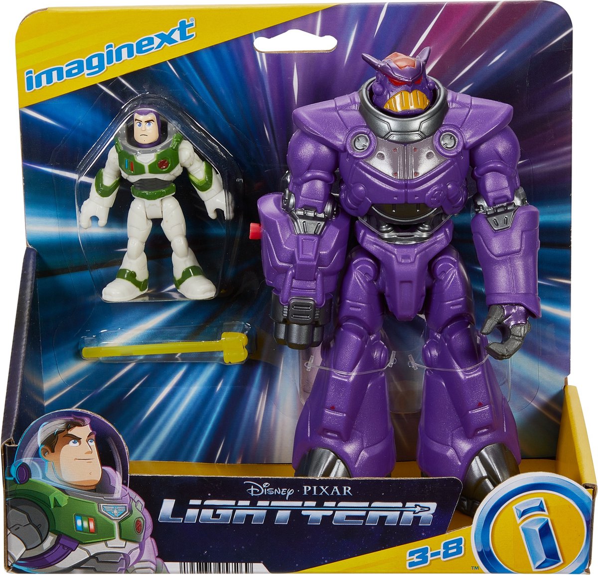 Disney Pixar Battle Blast Zurg with Buzz Lightyear 7.5 cm bol
