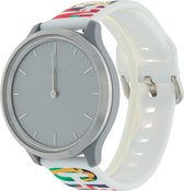 Bandje Voor Huawei Watch Print Sport Band - Kerst Merry Christmas (Veelkleurig) - Maat: 22mm - Horlogebandje, Armband