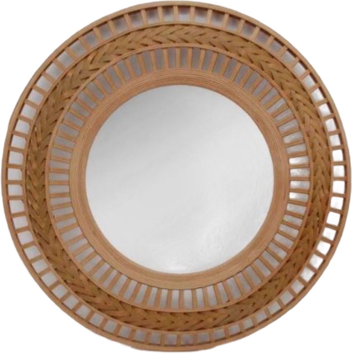 Woonexpress Spiegel Romee - Rotan - Naturel - 50 x 50 x 5 cm (BxHxD ...