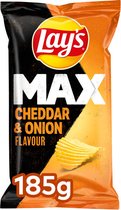 Lay's | Max | Cheddar & Onion | 10 x 185 gram