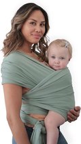 Mushie - Baby wikkeldoek - Draagdoeken en -zakken voor baby's - Grey Melange