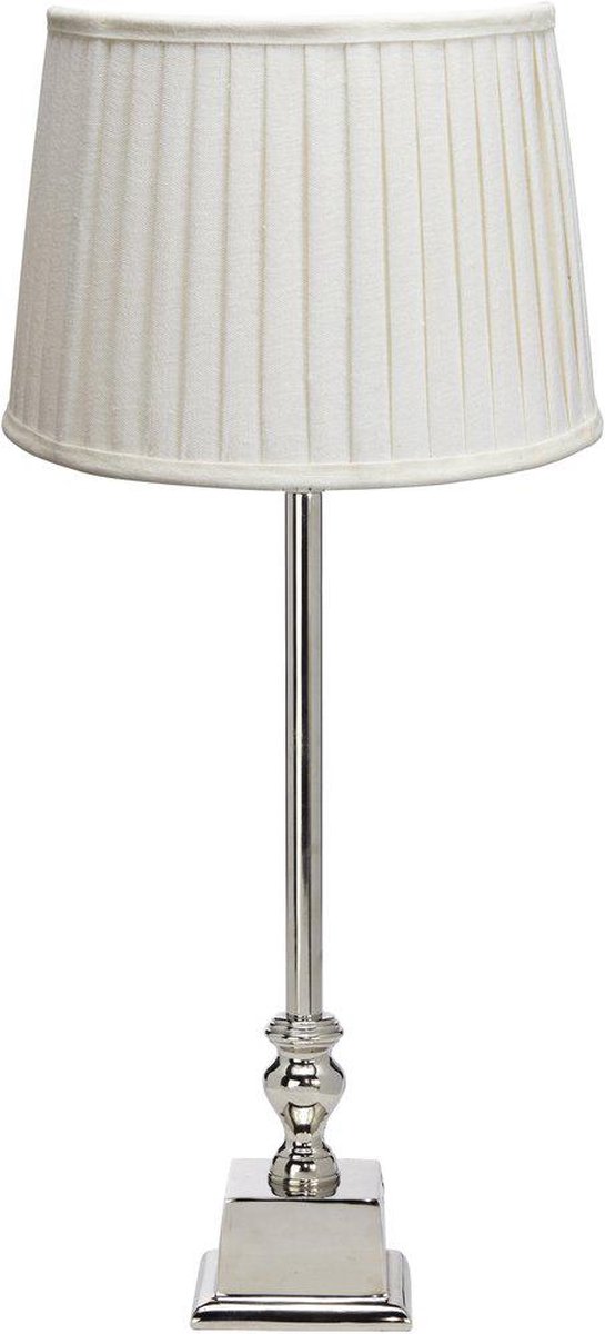 PR Home - Tafellamp Linné Chroom/Gebroken Wit 66 cm