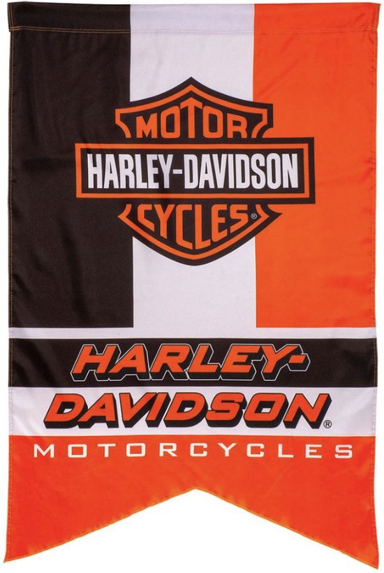 Drapeau Harley-Davidson Bar & Shield